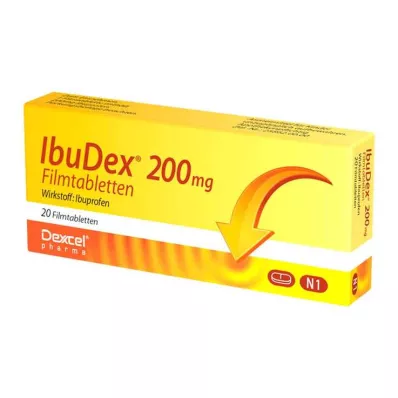 Ibudex 200 mg comprimidos revestidos por película, 20 unidades