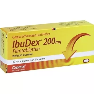 IBUDEX Comprimidos revestidos por película de 200 mg, 30 unidades