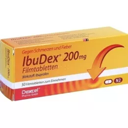 IBUDEX Comprimidos revestidos por película de 200 mg, 50 unidades