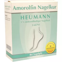 AMOROLFIN Tratamento de unhas Heumann 5% wst.halt.nail polish, 3 ml