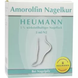AMOROLFIN Tratamento de unhas Heumann 5% wst.halt.nail polish, 5 ml