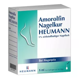 AMOROLFIN Tratamento de unhas Heumann 5% wst.halt.nail polish, 5 ml