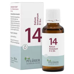 BIOCHEMIE Pflüger 14 Bromato de potássio D 6 gotas, 30 ml