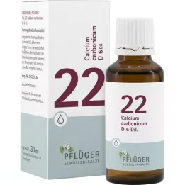 BIOCHEMIE Pflüger 22 Calcium carbonicum D 6 gota a gota, 30 ml