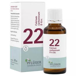 BIOCHEMIE Pflüger 22 Calcium carbonicum D 6 gota a gota, 30 ml
