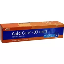 CALCICARE D3 forte comprimidos efervescentes, 20 unid