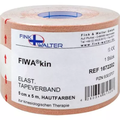 TAPE elástico 5 cmx5 m cor da pele, 1 pc
