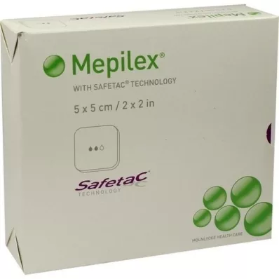 MEPILEX Compressa de espuma de 5x5 cm, 5 peças