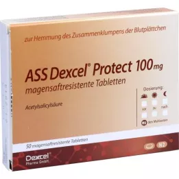 ASS Dexcel Protect 100 mg comprimidos com revestimento entérico, 50 unidades