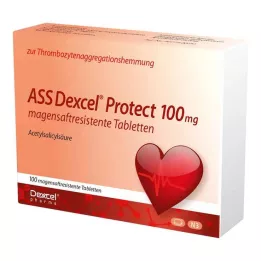 ASS Dexcel Protect 100 mg comprimidos com revestimento entérico, 100 unidades