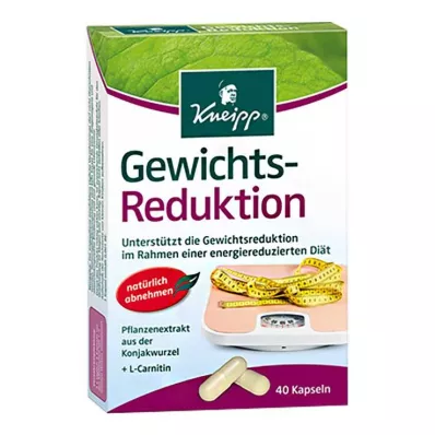 Cápsulas de perda de peso Kneipp, 40 unidades Cápsulas de perda de peso Kneipp, 40 unidades