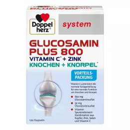 DOPPELHERZ Glucosamine Plus 800 system Capsules, 120 Cápsulas