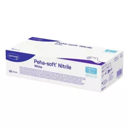 PEHA-SOFT nitrilo branco Unt.Hands.unsteril pf S, 100 St