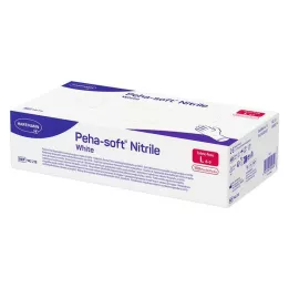 PEHA-SOFT nitrilo branco Unt.Hands.unsteril pf L, 100 St