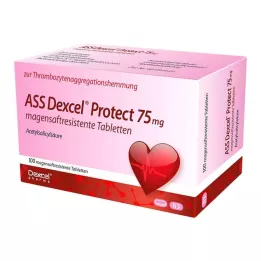 ASS Dexcel Protect 75 mg comprimidos com revestimento entérico, 100 unidades