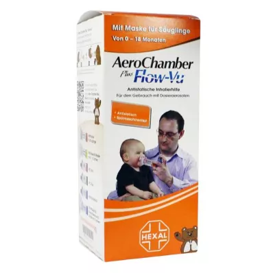 AEROCHAMBER com máscara para bebés 0-18 meses, 1 unidade AEROCHAMBER com máscara para bebés 0-18 meses, 1 unidade