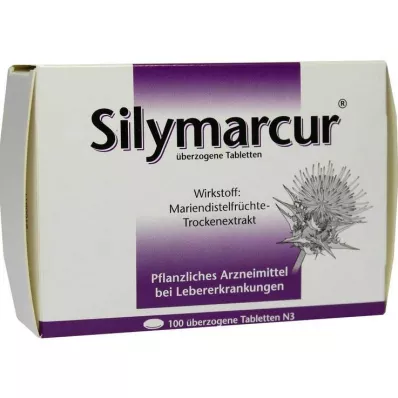 Comprimidos revestidos de Silymarcur, 100 unidades