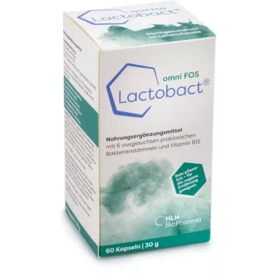 LACTOBACT omni FOS cápsulas com revestimento entérico, 60 unid