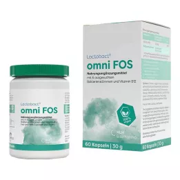 LACTOBACT omni FOS cápsulas com revestimento entérico, 60 unid