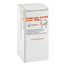 Pancreatin 20000 Laves micro cápsulas gastrorresistentes, 100 unid
