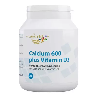 CALCIUM 600 plus D3 Comprimidos, 60 Cápsulas CALCIUM 600 plus D3 Comprimidos, 60 Cápsulas