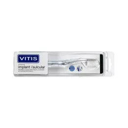 VITIS escova de dentes sulco/sulcular para implantes, 1 unidade