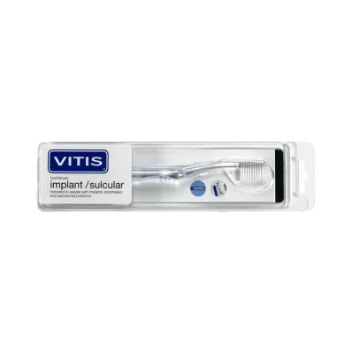 VITIS escova de dentes sulco/sulcular para implantes, 1 unidade