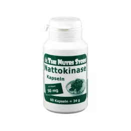 Cápsulas de Nattokinase 50 mg, 60 unidades