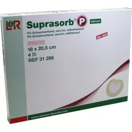 SUPRASORB P PU-Espuma auto-sacra 18x20,5 cm, 4 unid