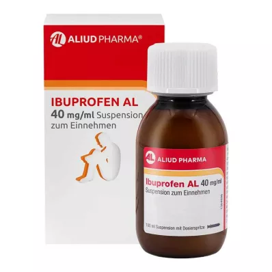 Ibuprofeno AL suspensão oral 40 mg/ml, 100 ml Ibuprofeno AL suspensão oral 40 mg/ml, 100 ml