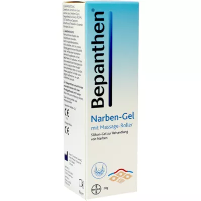 BEPANTHEN Gel para cicatrizes com rolo de massagem, 20 g