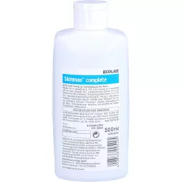 SKINMAN frasco dispensador de desinfetante para as mãos completo, 500 ml