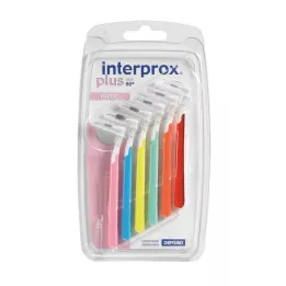 INTERPROX mais Blister Mix incolor sortido interdentário, 6 peças