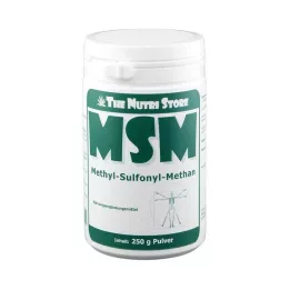 MSM Pó de Metil Sulfonil Metano 100% puro, 250 g