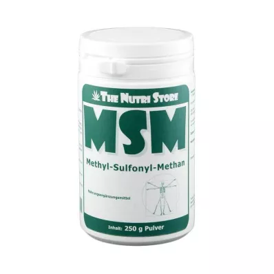 MSM Pó de Metil Sulfonil Metano 100% puro, 250 g MSM Pó de Metil Sulfonil Metano 100% puro, 250 g