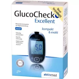 GLUCOCHECK Conjunto de medidor de glucose no sangue mmol/l, 1 pc