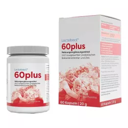 LACTOBACT 60plus cápsulas com revestimento entérico, 60 unidades