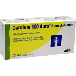 CALCIUM 500 comprimidos efervescentes dura, 40 unidades