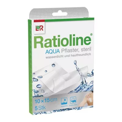 RATIOLINE Aqua Shower Plaster Plus 10x15 cm estéril, 5 unid RATIOLINE Aqua Shower Plaster Plus 10x15 cm estéril, 5 unid