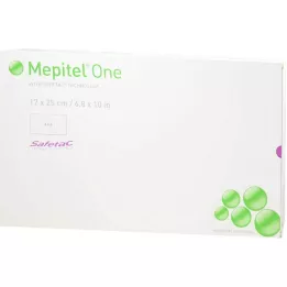 MEPITEL Uma ligadura de malha de silicone de 17x25 cm, 5 unidades