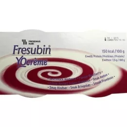 FRESUBIN YOcreme Framboesa, 4X125 g