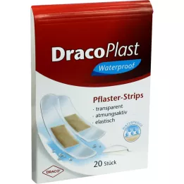 DRACOPLAST Tiras de gesso impermeáveis, sortidas, 20 peças