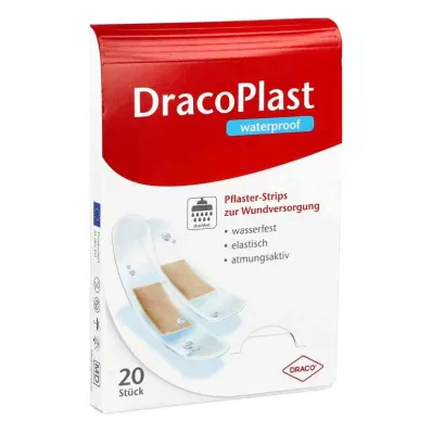 DRACOPLAST Tiras de gesso impermeáveis, sortidas, 20 peças