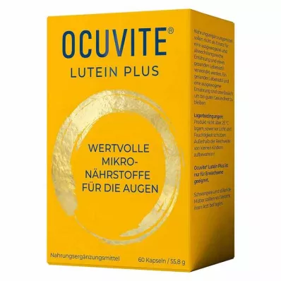 Cápsulas Ocuvite Lutein Plus, 60 unidades Cápsulas Ocuvite Lutein Plus, 60 unidades