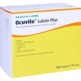 OCUVITE Luteína Plus Cápsulas, 180 Cápsulas