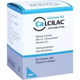 CALCILAC Comprimidos mastigáveis, 100 unidades