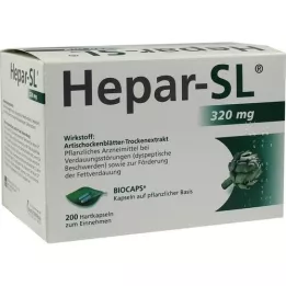 HEPAR-SL Cápsulas duras de 320 mg, 200 unidades