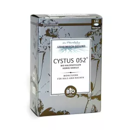 CYSTUS 052 Pastilhas para a garganta biológicas, mel e baunilha, 132 unid