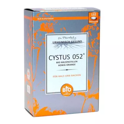 Cystus 052 Pastilhas Orgânicas para Garganta Mel Laranja, 132 unidades Cystus 052 Pastilhas Orgânicas para Garganta Mel Laranja, 132 unidades