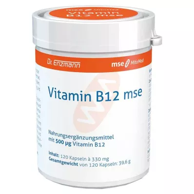 Cápsulas de vitamina B12 Mse, 120 unidades Cápsulas de vitamina B12 Mse, 120 unidades